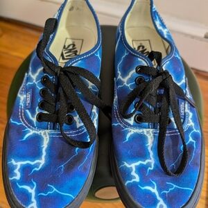 Vans Blue Lightning Men's Shoes